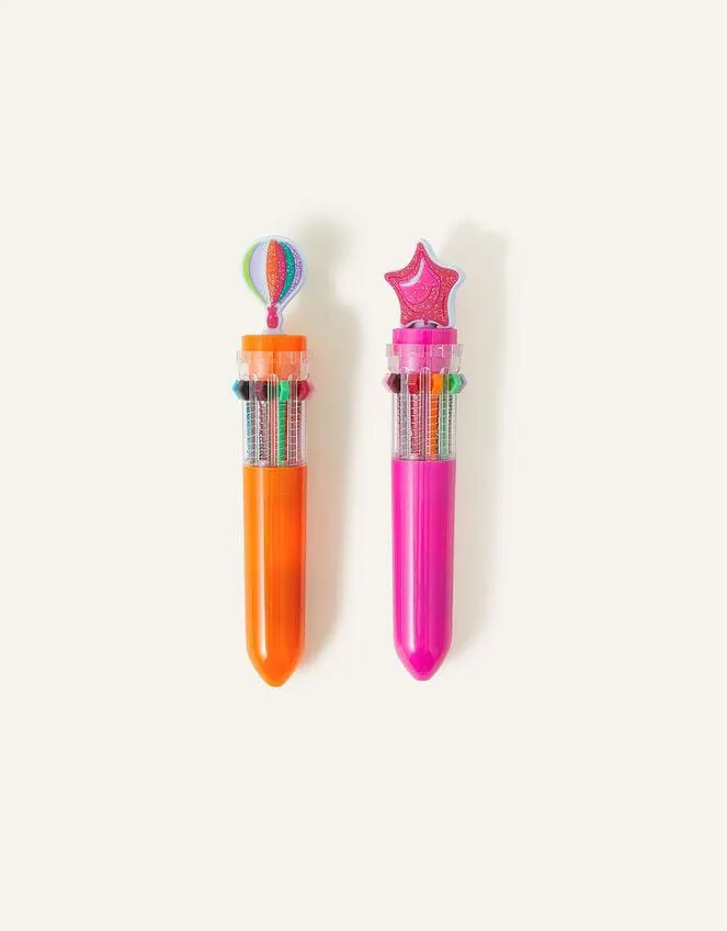 Mini 10 Colour Pen Set of Two