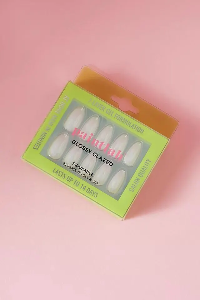 Paintlab Glossy Glazed Reusable Press On Gel Nails
