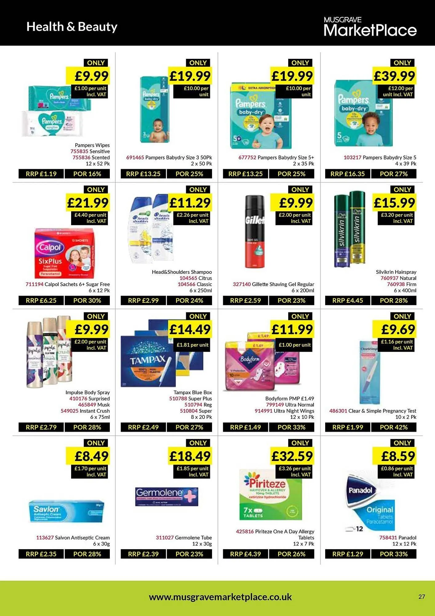 Musgrave MarketPlace leaflet from 23 June to 13 July 2025 - Catalogue Page 27