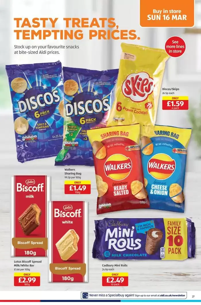 Aldi weekly offers from 13 March to 16 March 2025 - Catalogue Page 27