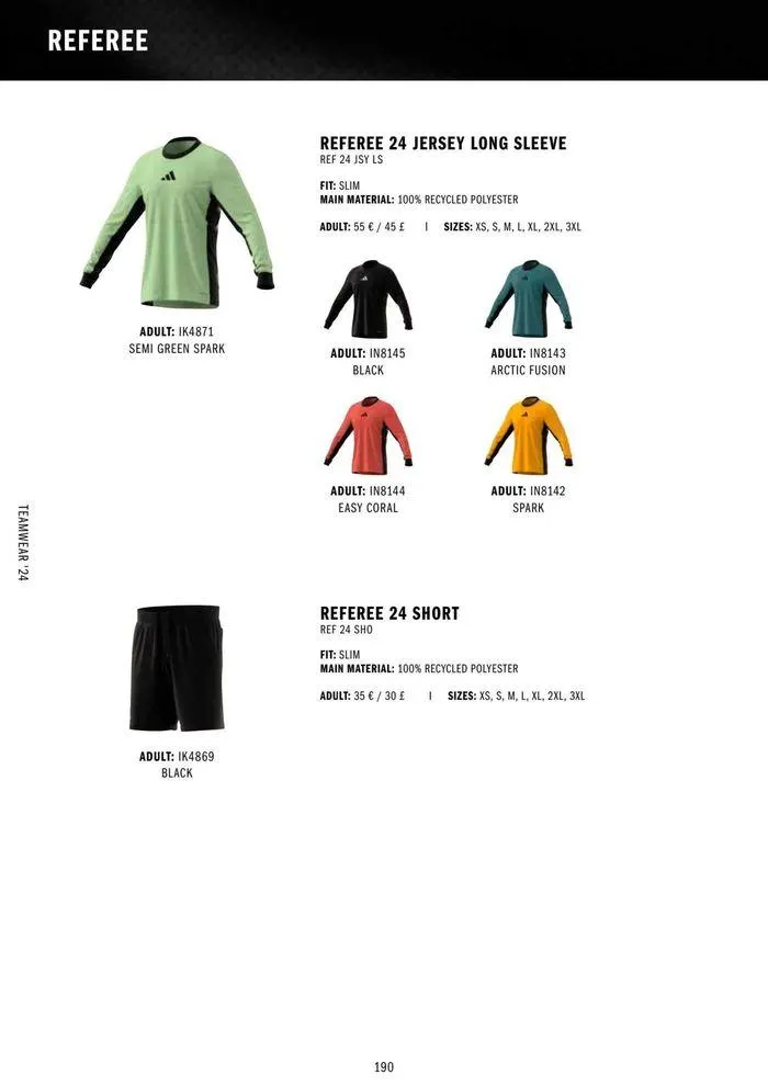 Adidas Teamwear 2024 from 11 March to 31 December 2024 - Catalogue Page 190