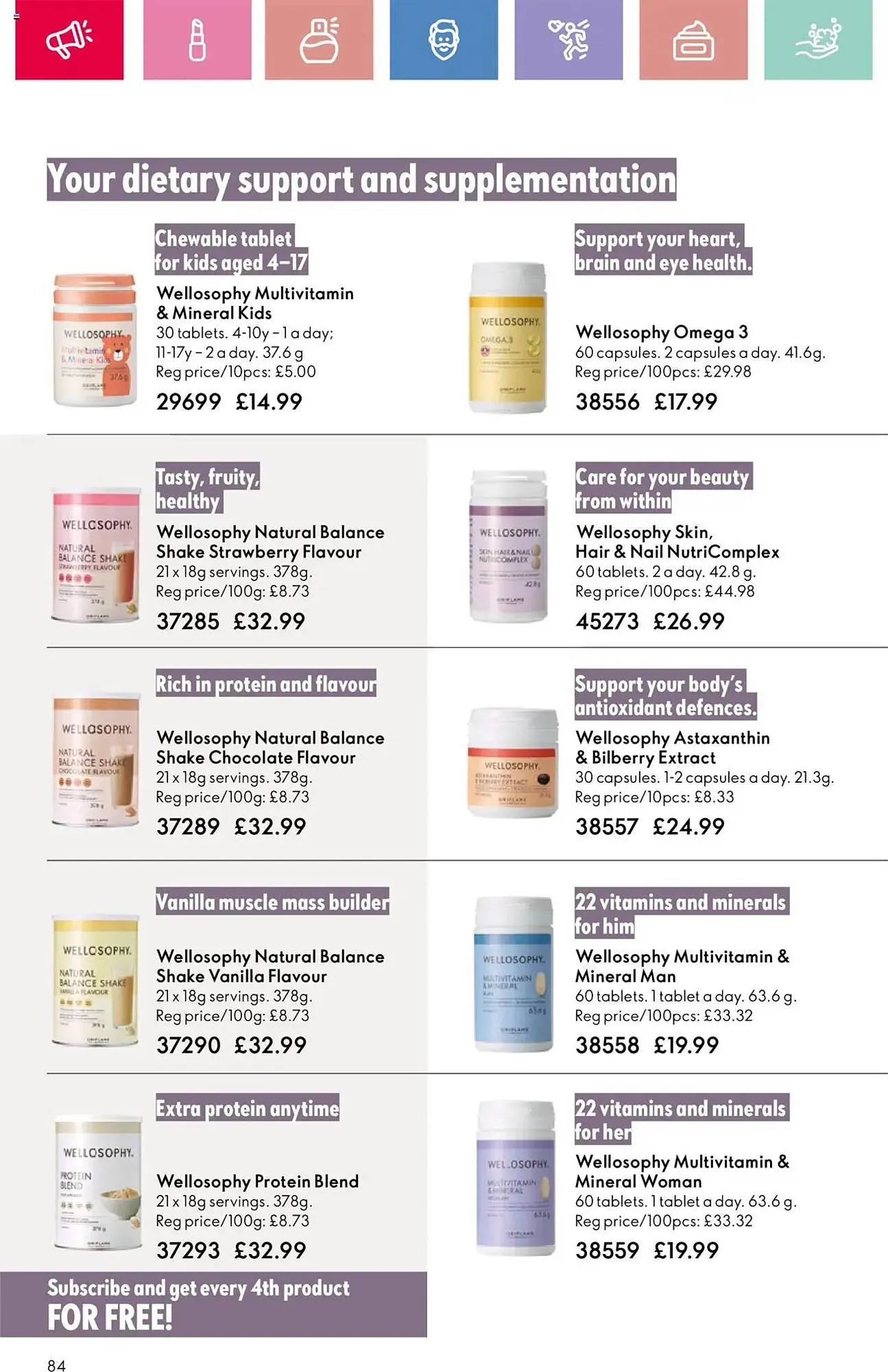 Oriflame leaflet from 17 April to 7 May 2025 - Catalogue Page 84