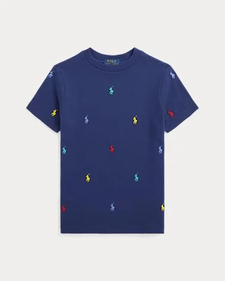 Polo Pony Cotton Mesh T-Shirt