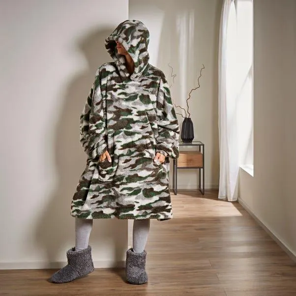 Camo Blanket Hoodie