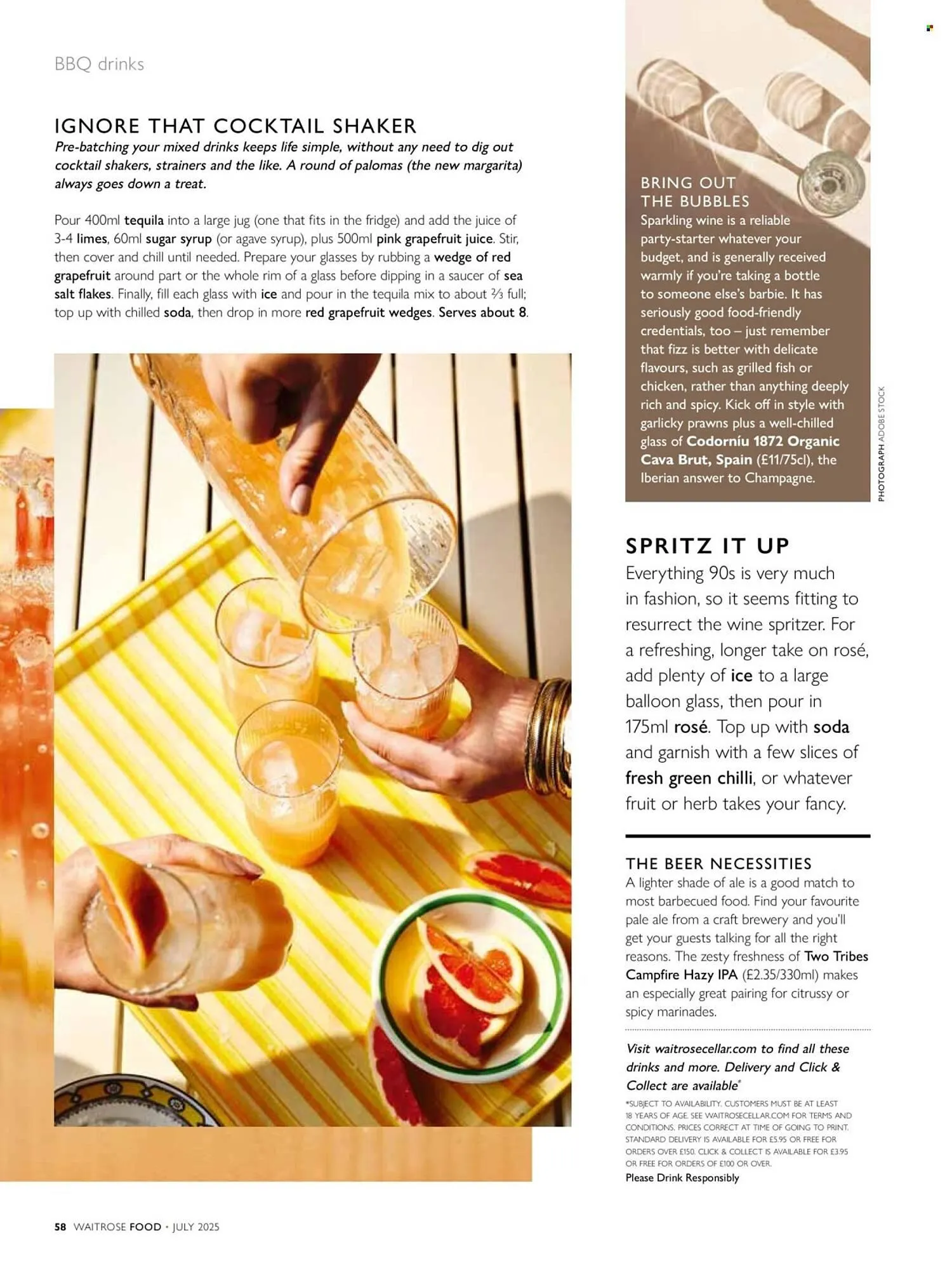 Waitrose leaflet from 1 July to 31 July 2025 - Catalogue Page 58