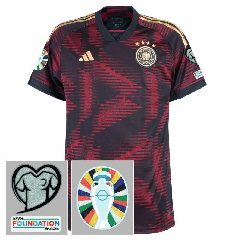 adidas Germany Away Shirt 2022-2023 incl. Euro 2024 Qualifying Patch Set