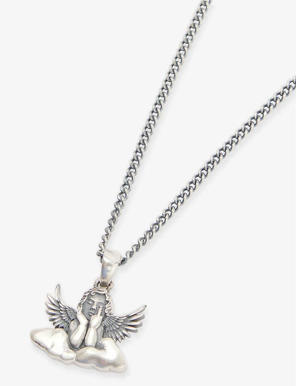 Sinner sterling-silver pendant necklace