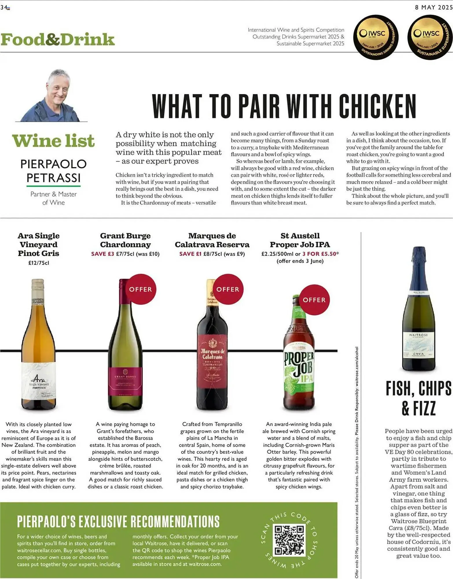 Waitrose leaflet from 8 May to 14 May 2025 - Catalogue Page 34