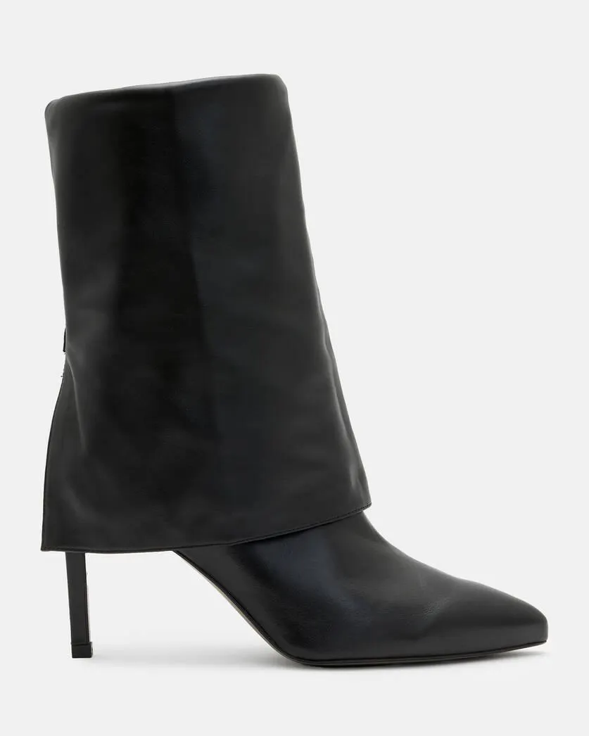 Odyssey Knee High Folding Leather Boots