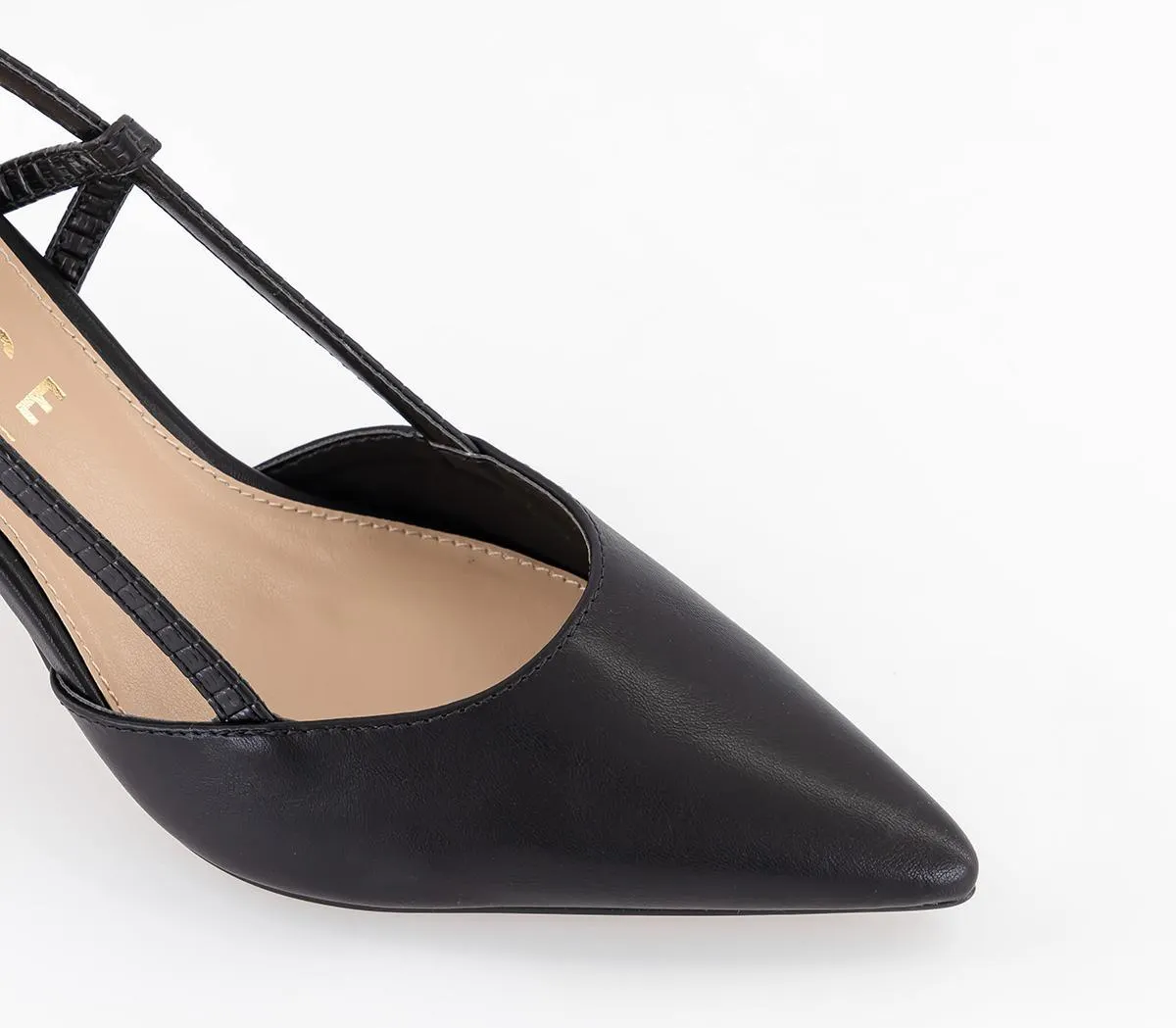 Melody Material Mix Sling Back Courts