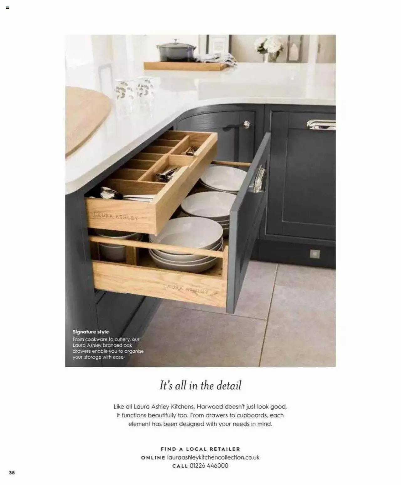 Laura Ashley - Kitchen Collection from 2 September to 18 January 2024 - Catalogue Page 38