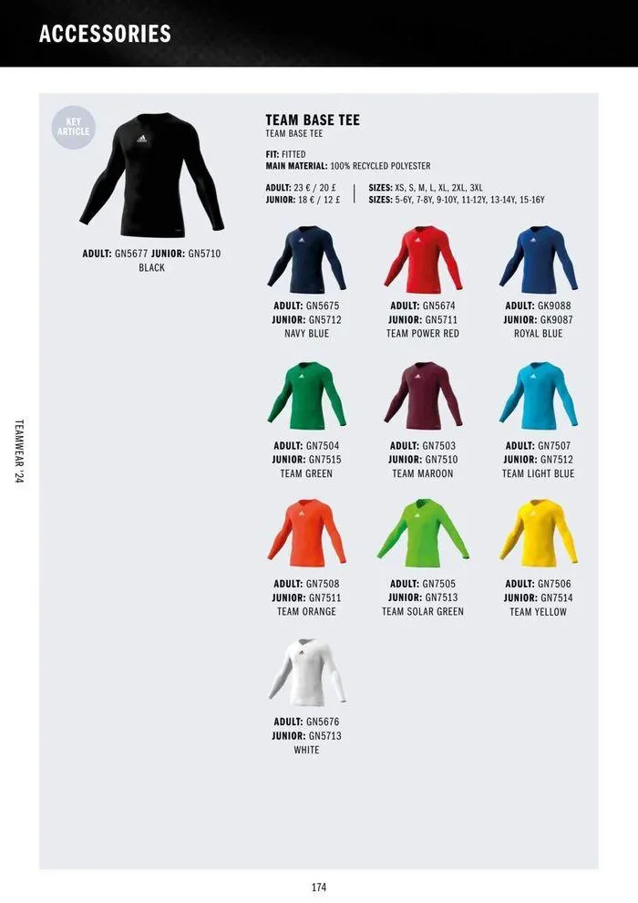 Adidas Teamwear 2024 from 11 March to 31 December 2024 - Catalogue Page 174