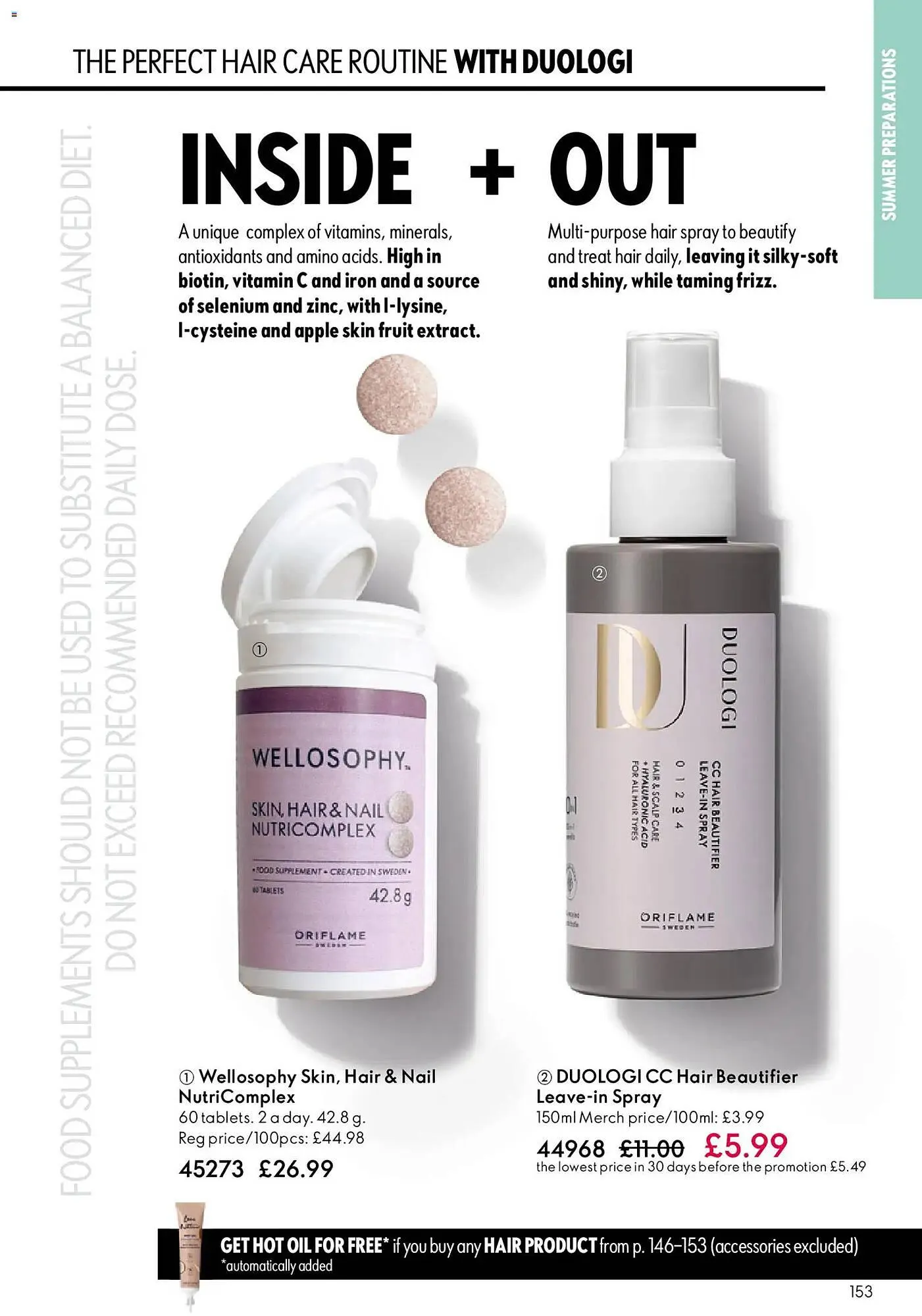 Oriflame catalogue from 27 May to 17 June 2026 - Catalogue Page 159