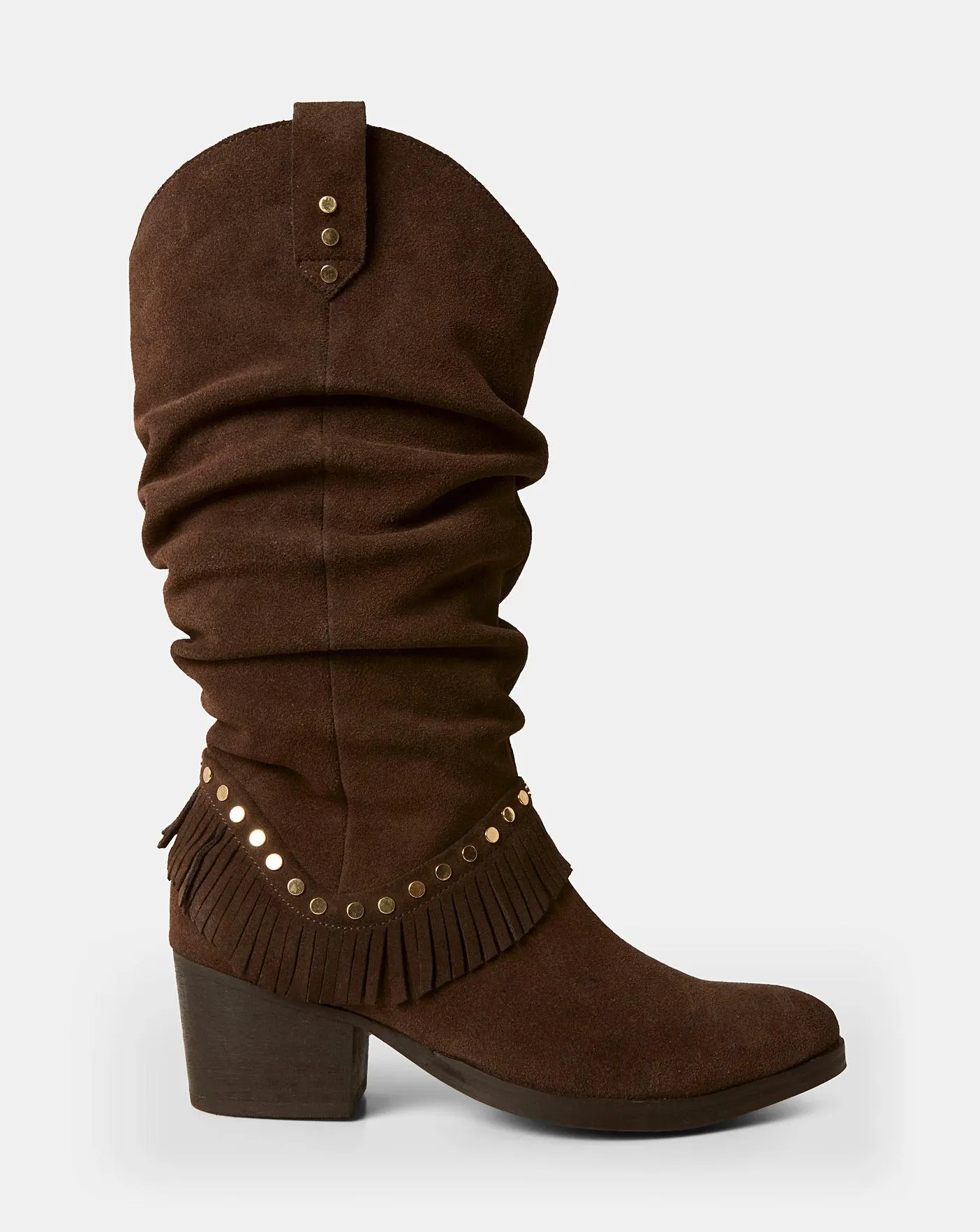 Joe Browns Suede Cowboy Boots E Fit