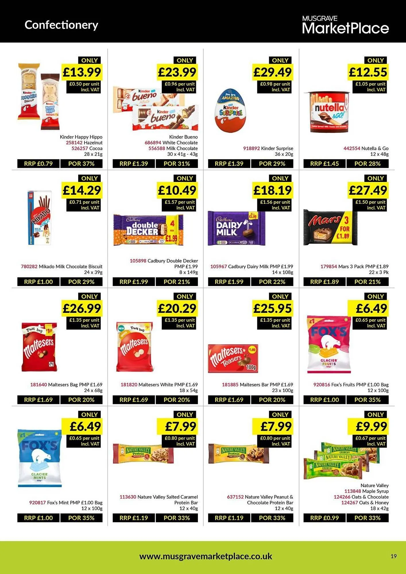 Musgrave MarketPlace leaflet from 9 March to 29 March 2026 - Catalogue Page 19