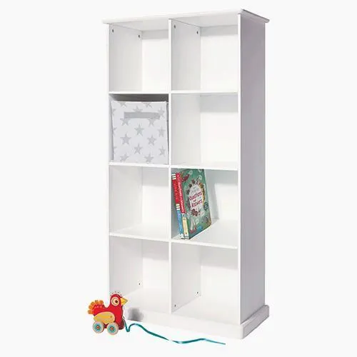 Abbeville Eight Cube Storage, White