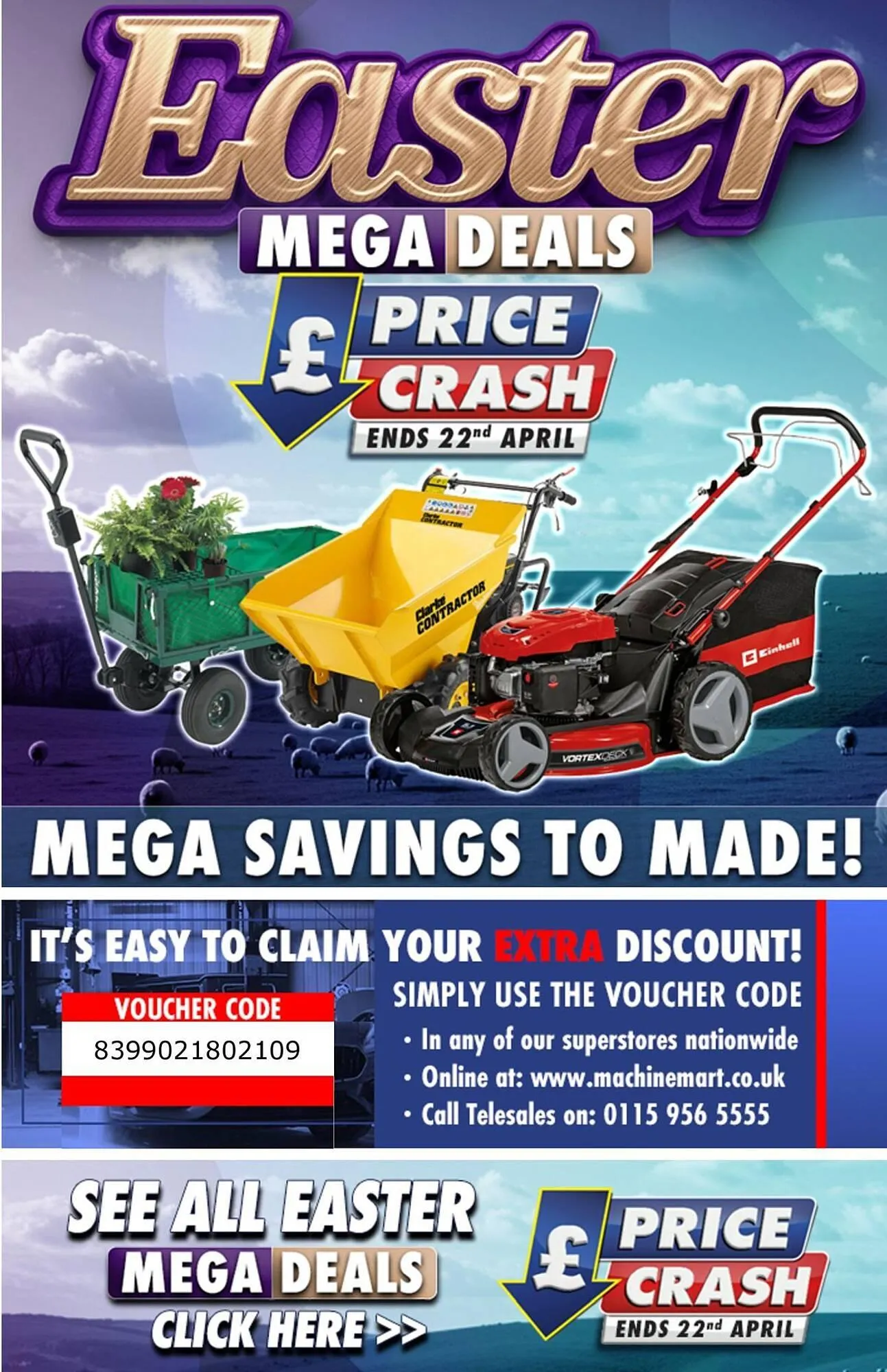 Machine Mart leaflet from 15 April to 22 April 2025 - Catalogue Page 1