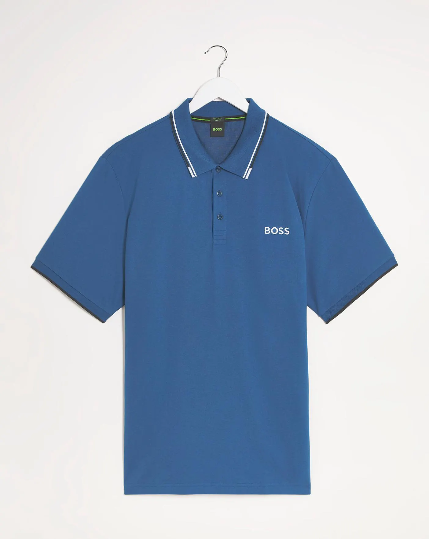 BOSS Short Sleeve Tipped Collar Polo