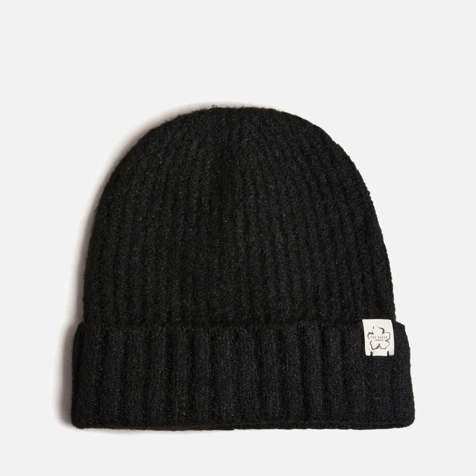 Ted Baker Britny Magnolia Ribbed Knit Beanie