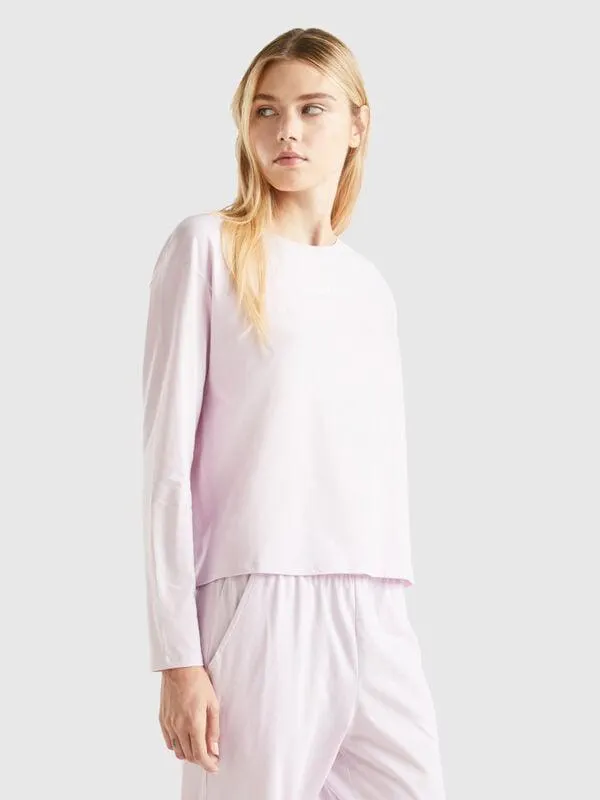 T-shirt with logo print