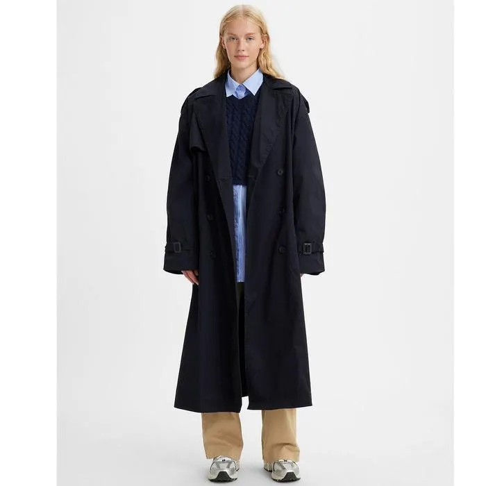 Cotton Long Trench Coat