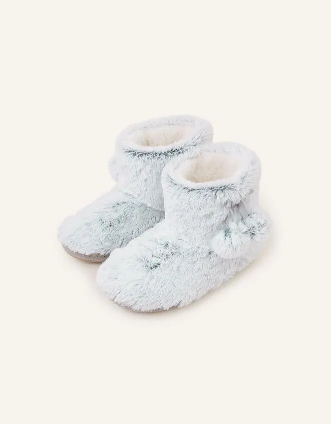 Super Soft Slipper Boots Grey