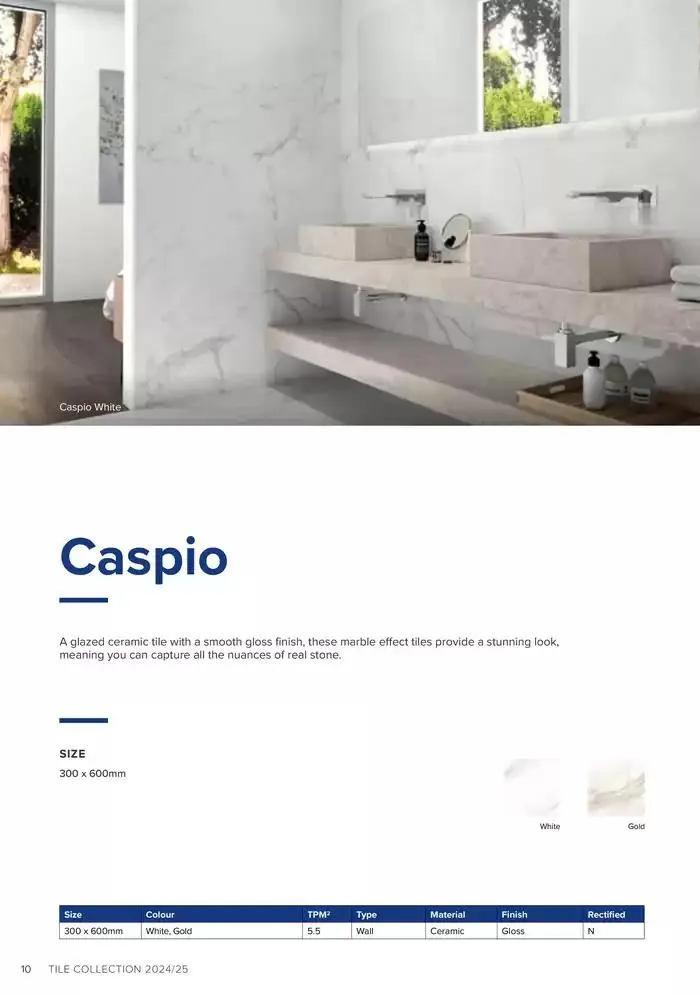 Tile Collection  from 14 January to 31 May 2025 - Catalogue Page 10