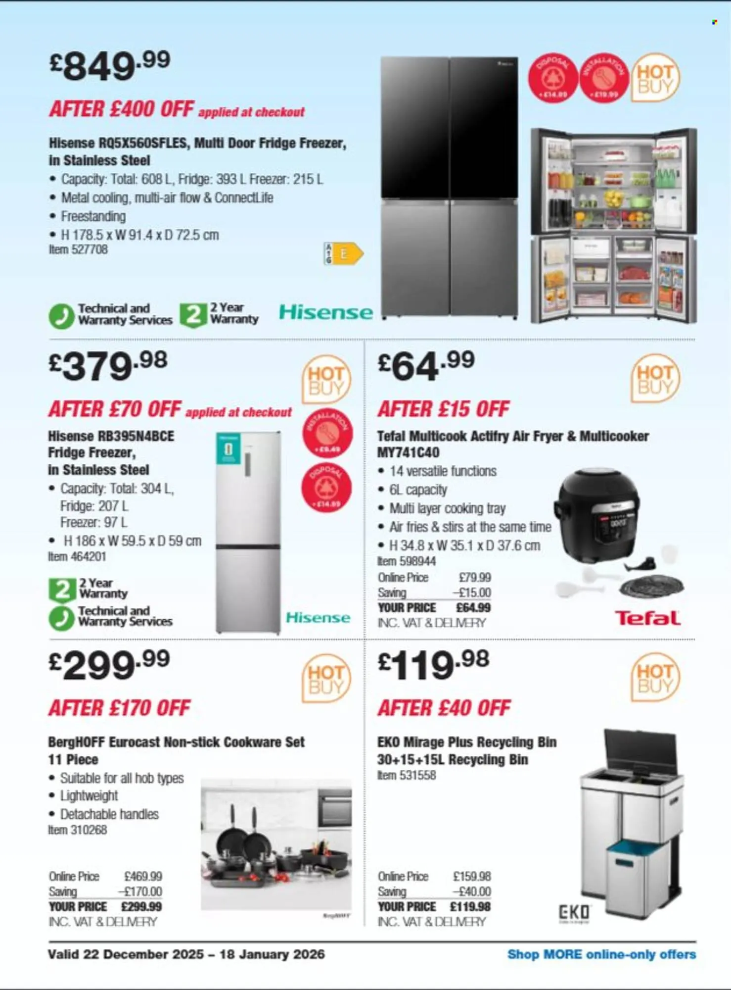 Costco leaflet from 22 December to 18 January 2026 - Catalogue Page 30