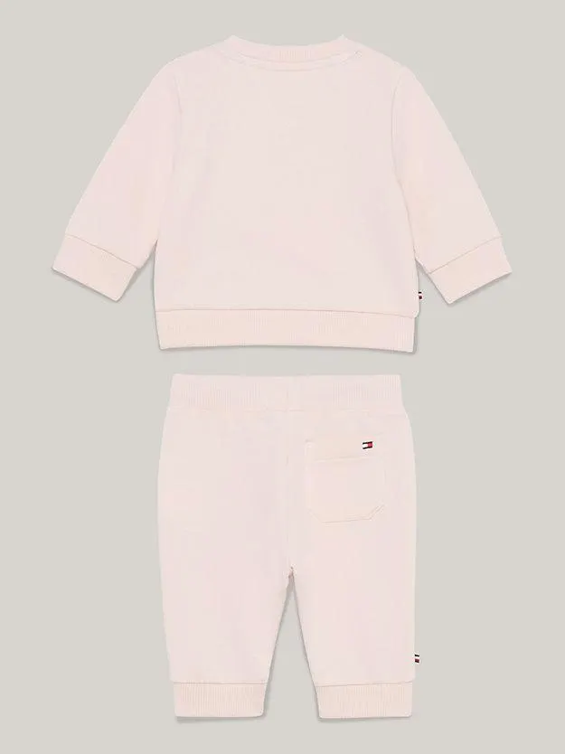 Logo Sweatshirt And Joggers Set