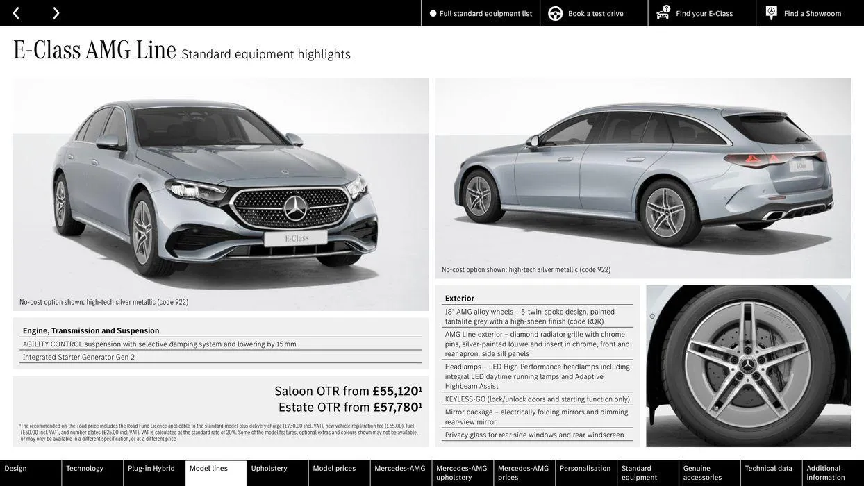 Mercedes Benz New E-Class Saloon from 31 August to 31 August 2025 - Catalogue Page 24