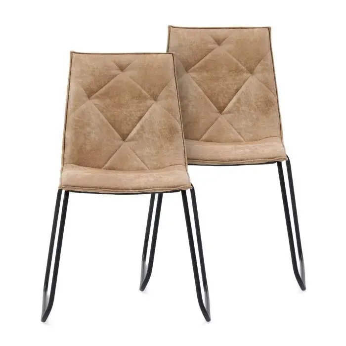 Dining Chair Venice Park, Camel, Pellini, Set of 2