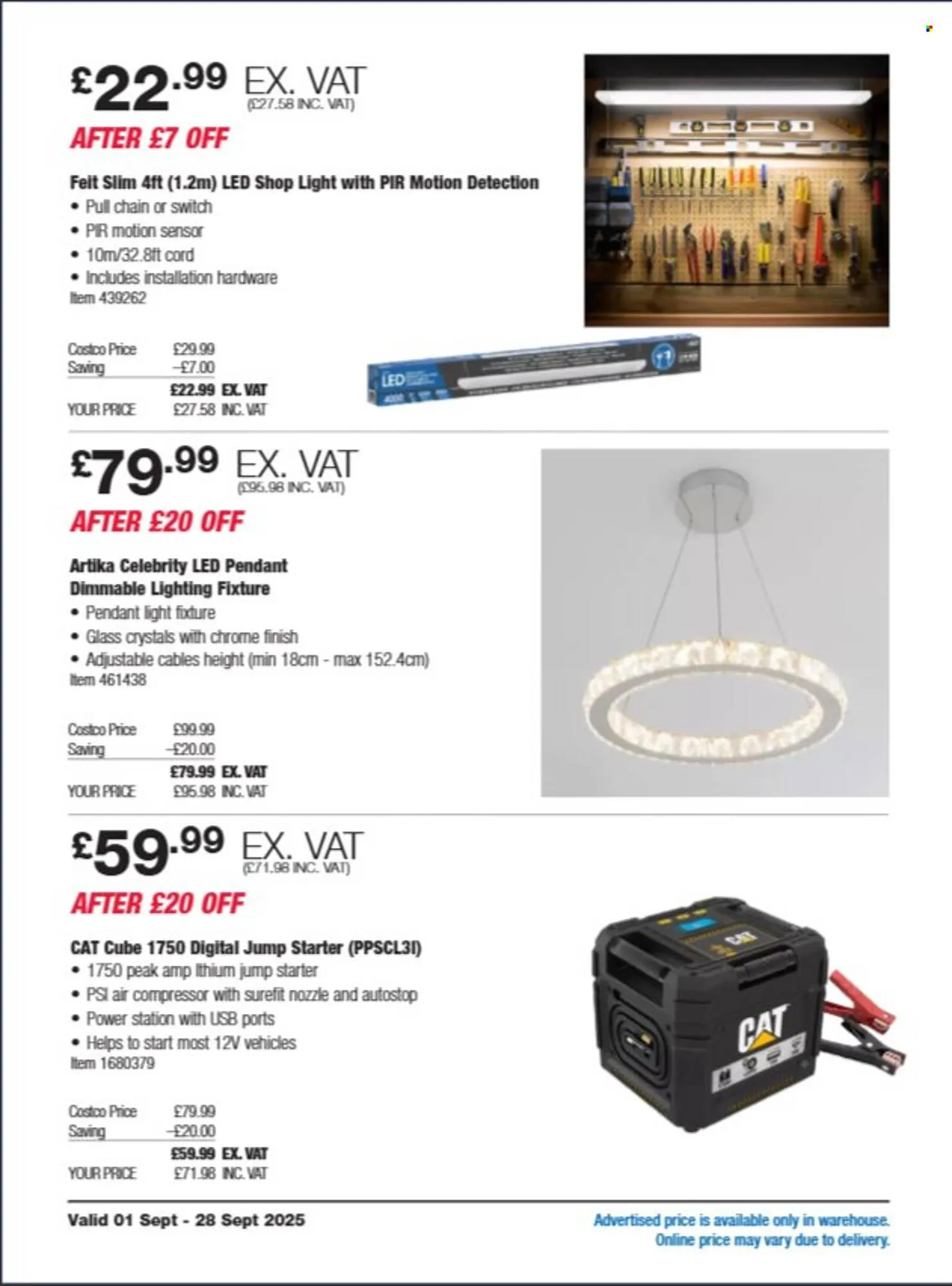 Costco leaflet from 1 September to 28 September 2025 - Catalogue Page 10
