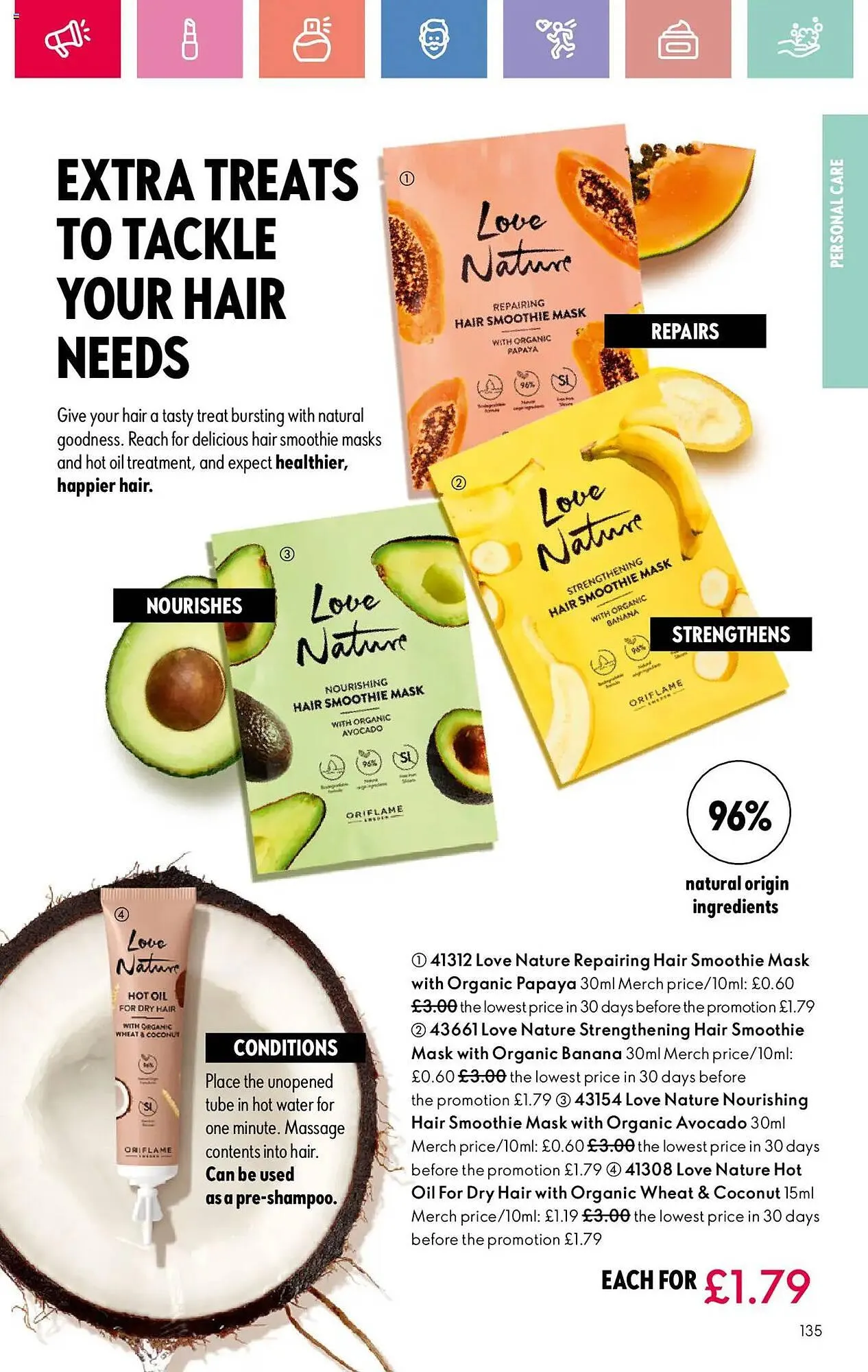 Oriflame leaflet from 10 July to 30 July 2025 - Catalogue Page 135
