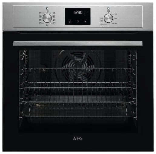 AEG BEX335011M SurroundCook Aqua Clean Oven - Stainless Steel