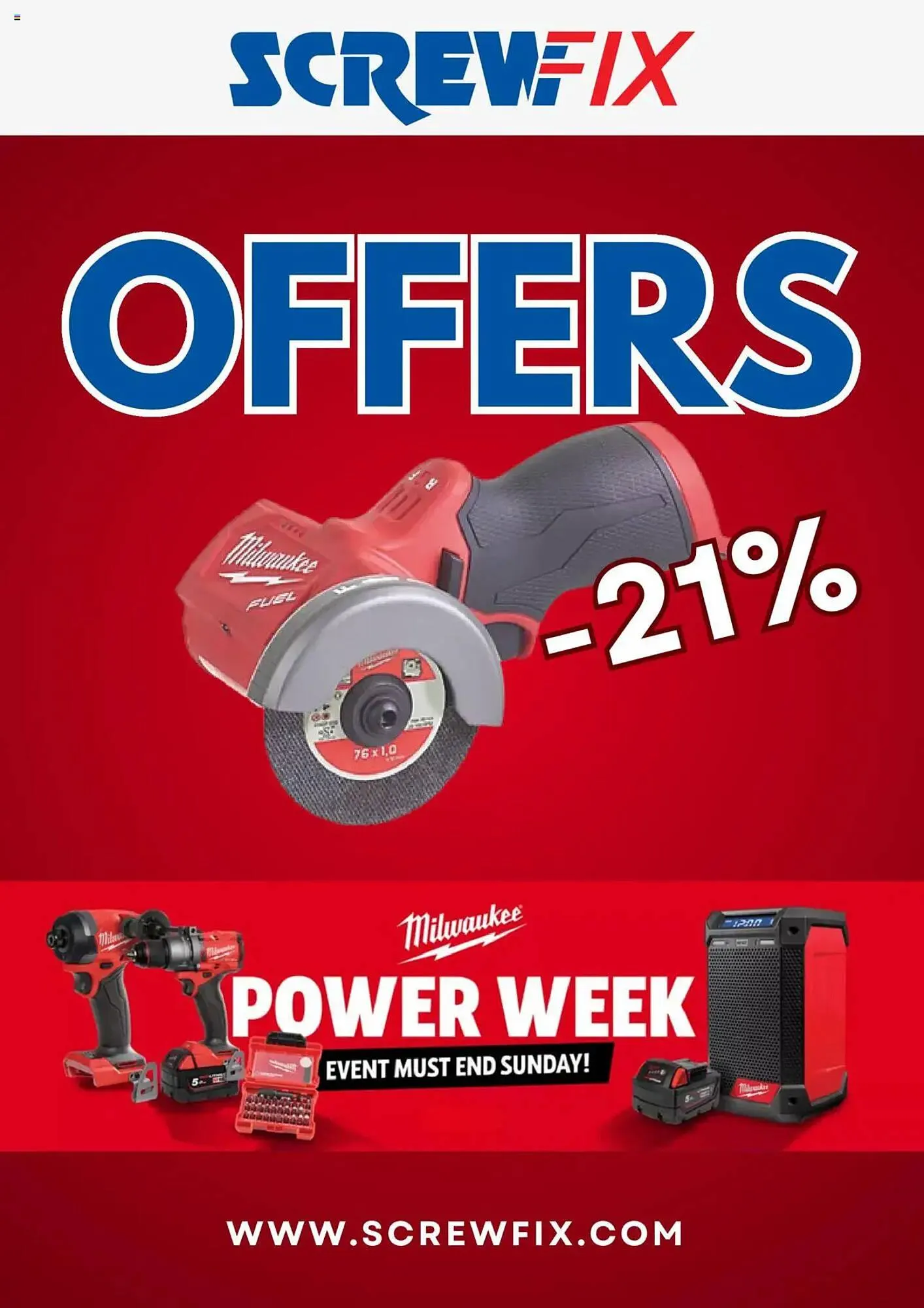 Screwfix leaflet - 1