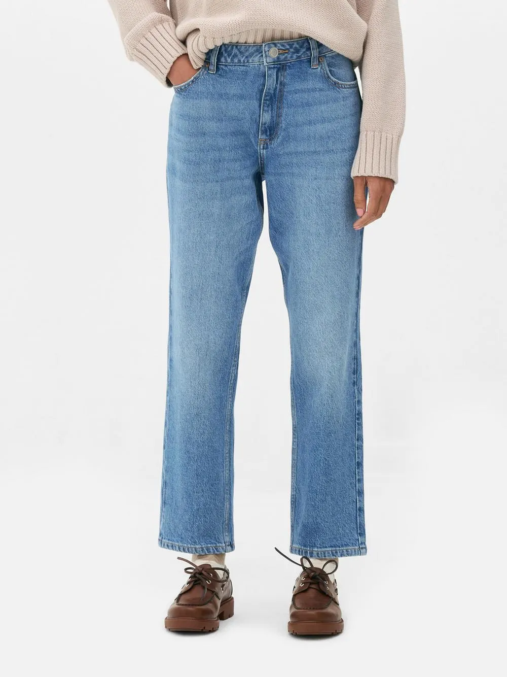 Slim Straight Leg Jeans