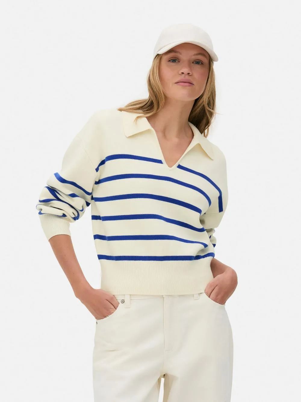 Long Sleeve Polo Jumper
