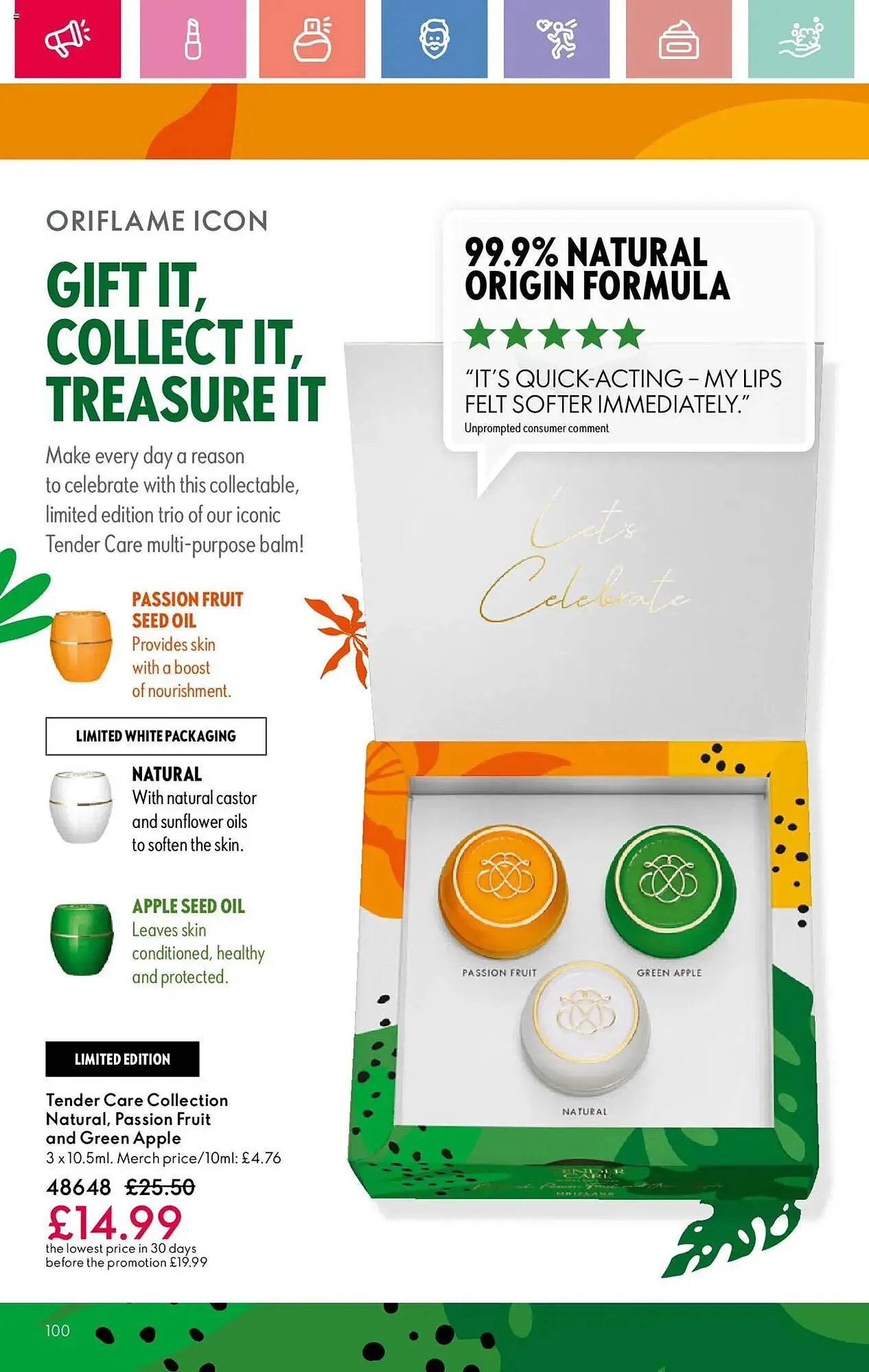 Oriflame leaflet from 10 July to 30 July 2025 - Catalogue Page 100