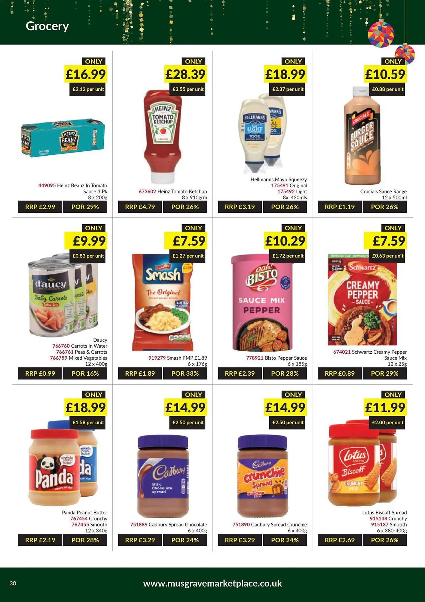 Musgrave MarketPlace leaflet from 21 November to 10 December 2023 - Catalogue Page 30