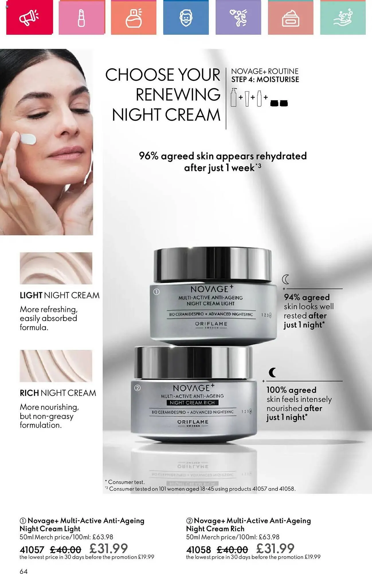 Oriflame leaflet from 3 January to 22 January 2025 - Catalogue Page 64