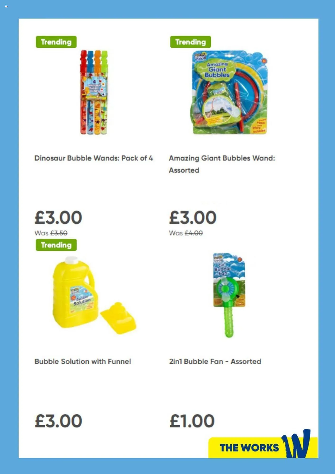 The Works leaflet from 4 July to 4 August 2023 - Catalogue Page 3