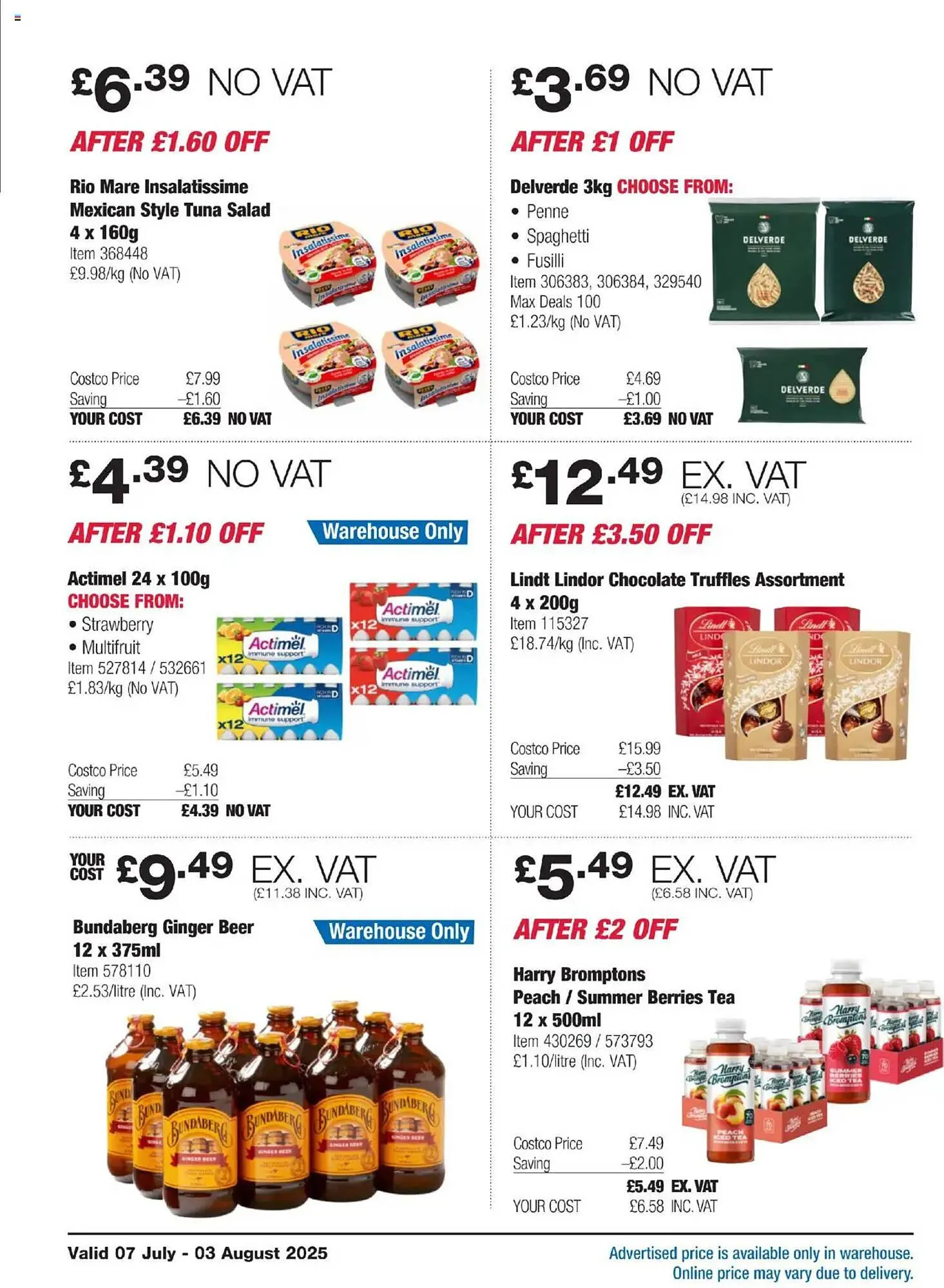 Costco leaflet from 7 July to 3 August 2025 - Catalogue Page 12