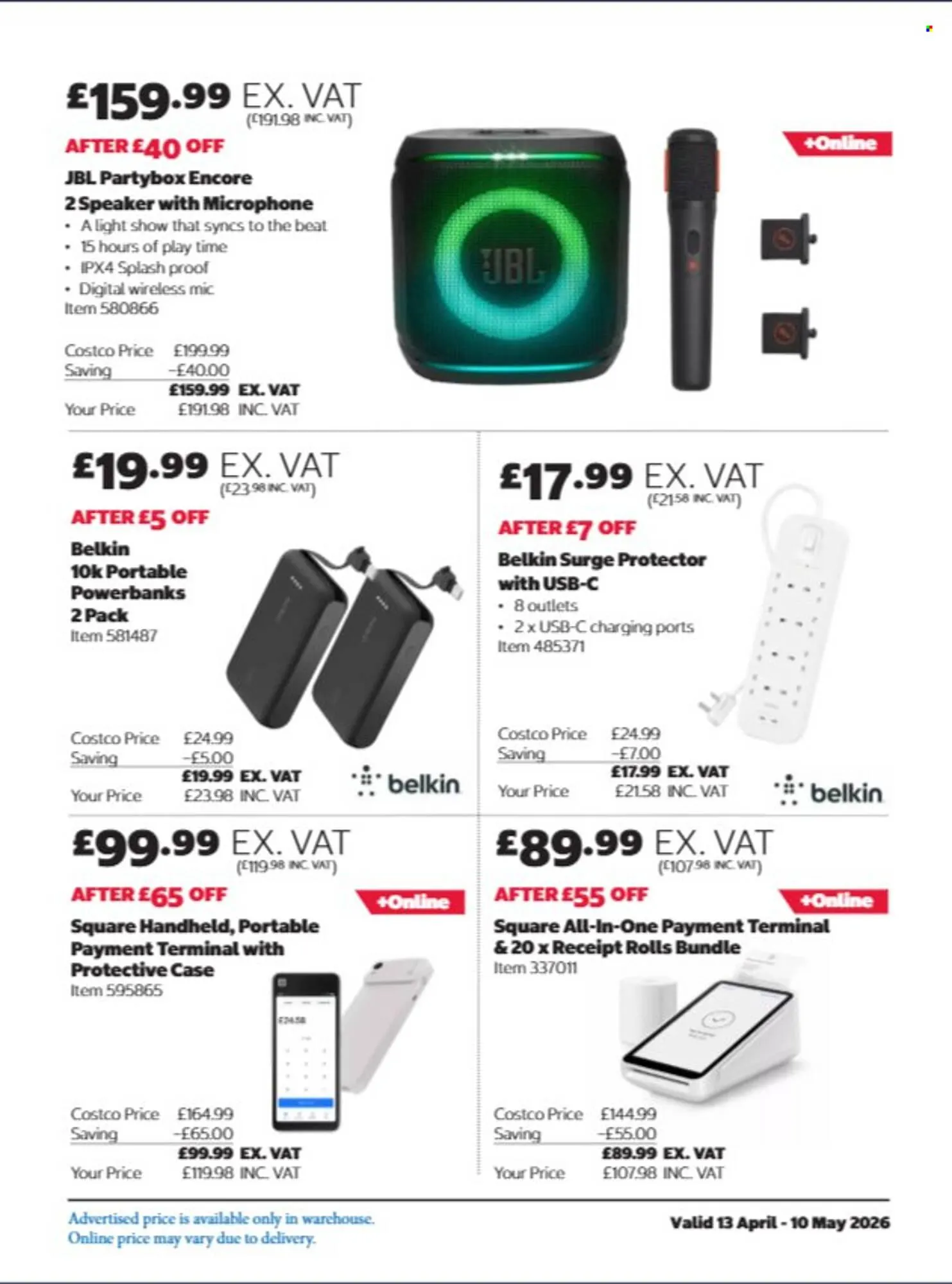 Costco leaflet from 13 April to 10 May 2026 - Catalogue Page 7