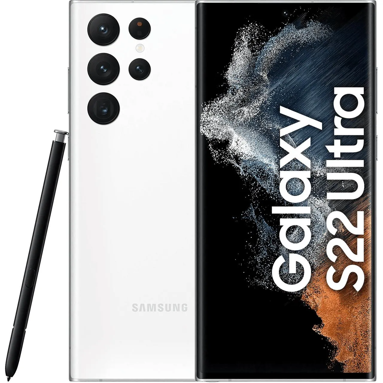 Samsung Galaxy S22 Ultra 128GB Smartphone in Phantom White