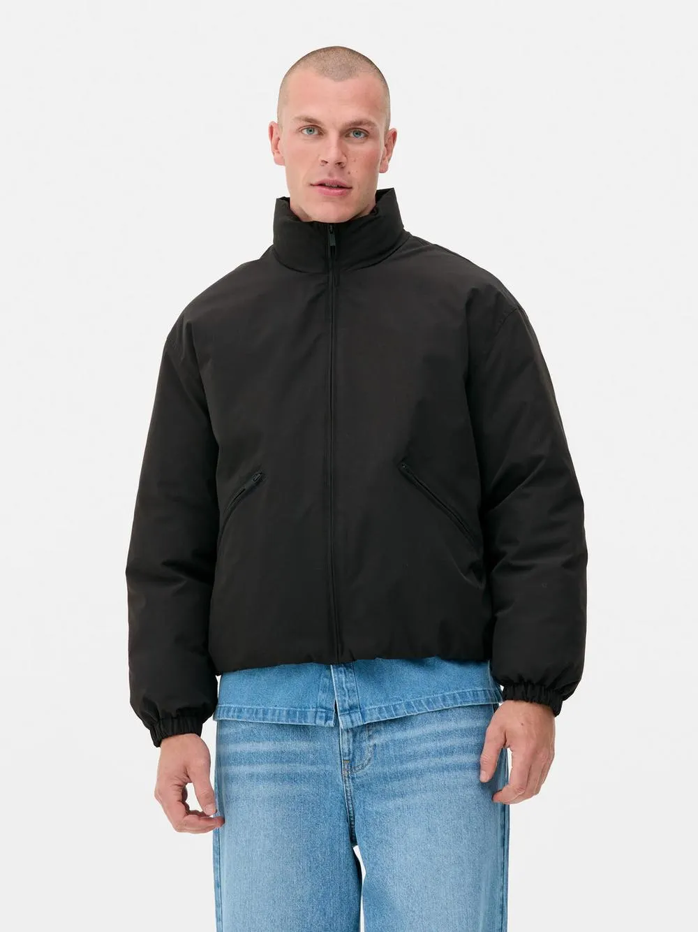 Funnel Neck Puffer Jacket