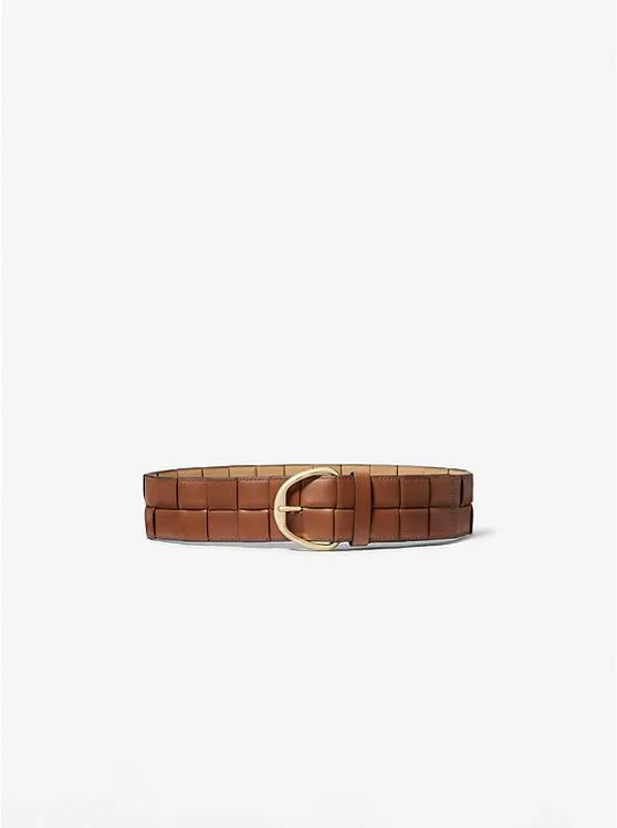 Woven Leather Belt