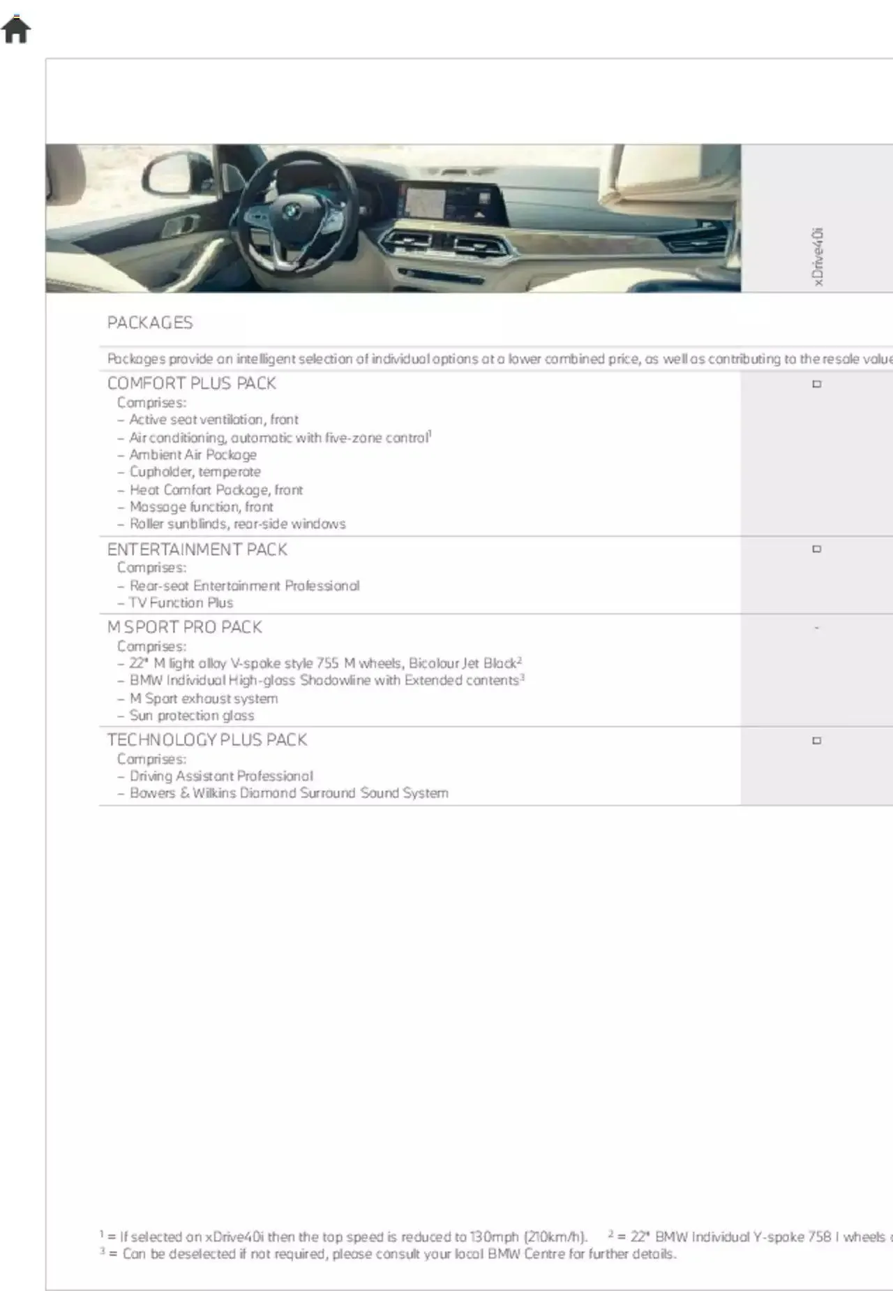 BMW - X7 Brochure from 21 January to 31 December 2023 - Catalogue Page 57