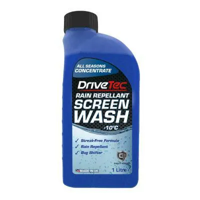 drivetec concentrate screen wash with rain repellent 1l