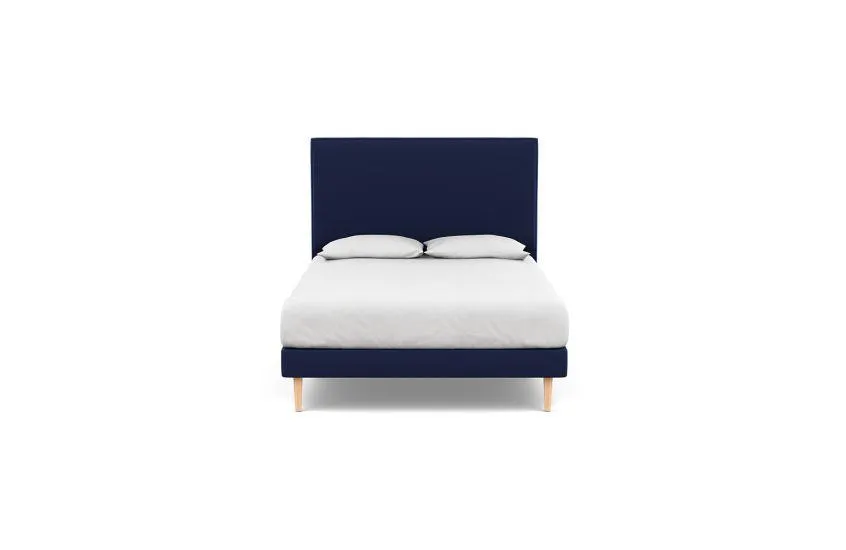 Newman Headboard (Lift Storage) King Melton Wool New Navy