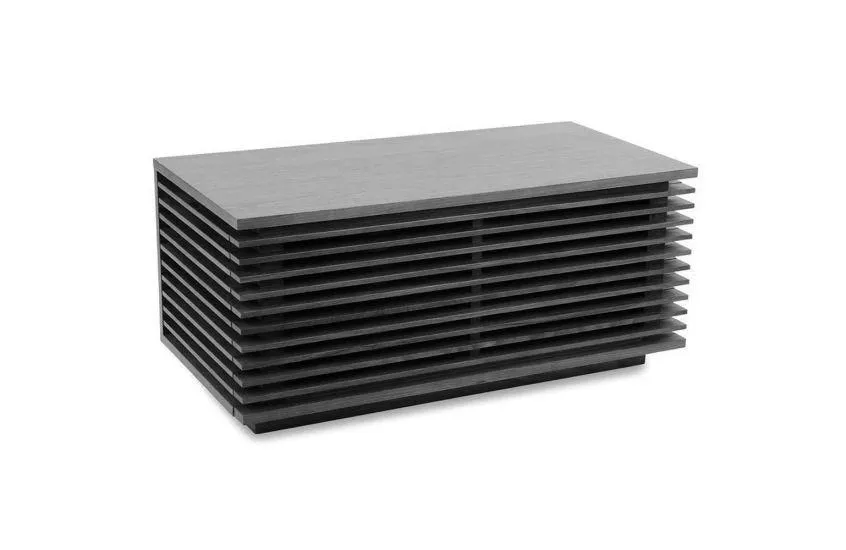 Verona AV Unit Narrow Black Ash